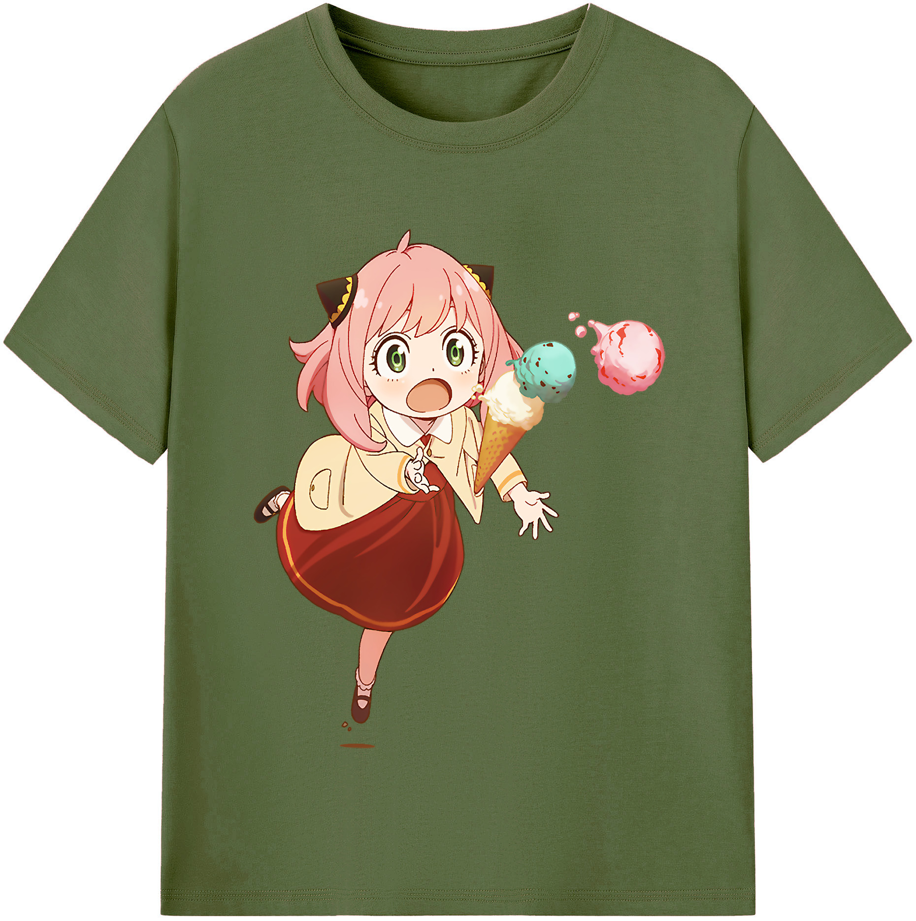 （画像用） SPY×FAMILY间谍家家酒 綿100％半袖Tシャツ（フロントプリント）